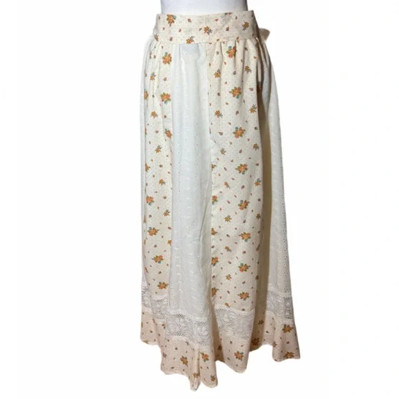 EUC Vintage Tumbleweeds Maxi Prairie Patchwork Skirt Size Small - Picture 5 of 12